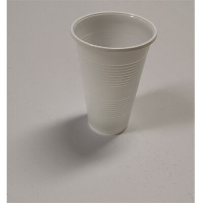 PP 11750 3dl 50db/csomag fehér műanyag pohár