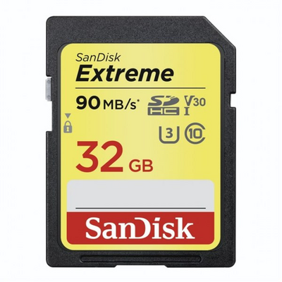 Sandisk 32GB SDHC Class 10 U3 V30