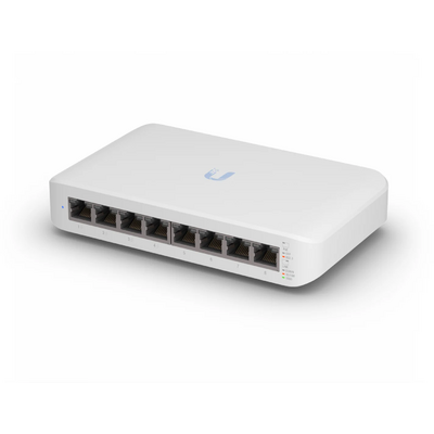 UBiQUiTi Switch 8x1000Mbps (4xPOE+), Menedzselhető, Falra rögzíthető, Asztali - USW-LITE-8-POE