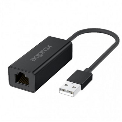 APPROX Átalakító - USB3.0 to 2.5G RJ45 (10/100/1000/2500Mbps) Fekete