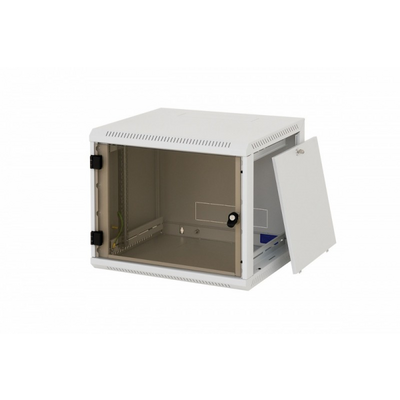 Egyrészes rack, 6U / 595mm mély mély levehető, zárható oldalfalakkal