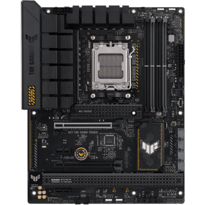 Asus Alaplap - AMD TUF GAMING B650-PLUS AM5 (B650, ATX, 4xDDR5 6400+MHz, 4xSATA3, 3x M.2, HDMI+DP)