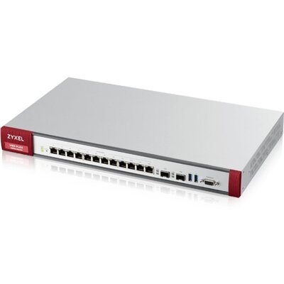 ZYXEL Tűzfal 12xLAN/DMZ (1Gbps) + 2xGigabit SFP + 2xUSB Rackes, USGFLEX700-EU0101F