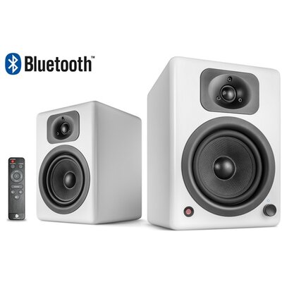 WaveMaster Hangszóró 2.0 - TWO NEO White (60W RMS, Bluetooth, 3,5mm jack, RCA, Toslink, USB-Audio, Távírányító, Fehér)