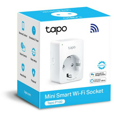 TP-Link Okos Dugalj - Tapo P110 4 -pack (230V-10A; 2,4GHz WiFi; Távoli hozzáférés; Ütemezés; Távoli mód; Energia figyel)