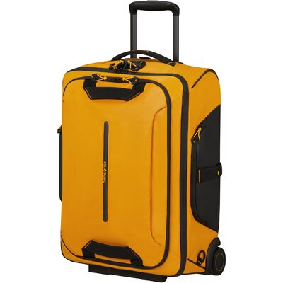 Samsonite ECODIVER Duffle/wh 55/20 Backpack sárga utazó hátizsák
