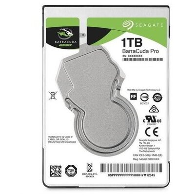 HDD NOTEBOOK Seagate Barracuda Pro 1TB 7200rpm SATA-III 128MB