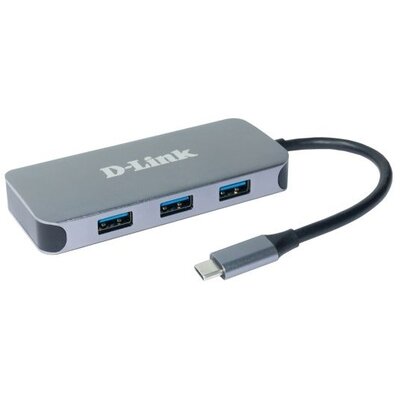 D-LINK USB-C HUB 3xUSB + 1xUSB-C +1xHDMI + 1xLAN, DUB-2335