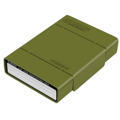 Orico HDD védőtok - PHP35-V1-SN /159)(3,5", anti-statikus, porálló, zöld)