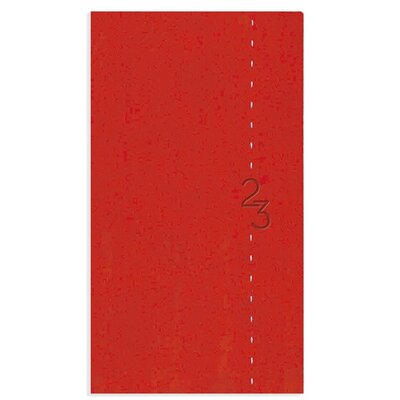 Kalendart Linea 2023-as L035 piros álló zsebnaptár