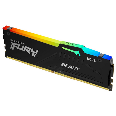 KINGSTON FURY Memória DDR5 16GB 6000MHz CL36 DIMM (Kit of 2) Beast RGB EXPO