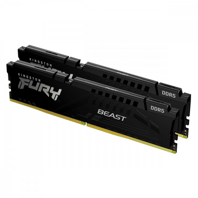 KINGSTON FURY Memória DDR5 16GB 5200MHz CL36 DIMM (Kit of 2) Beast Black EXPO