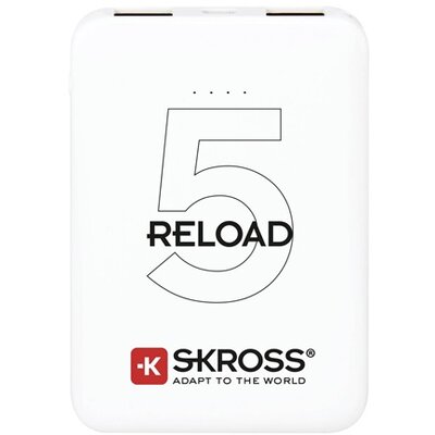 SKROSS Reload5 5Ah power bank USB/microUSB kábellel, két kimenettel