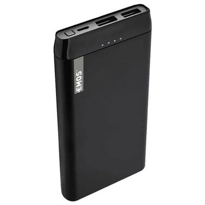 Emos B0526B ALPHA 10S, 10000 mAh, 10 W, fekete powebank