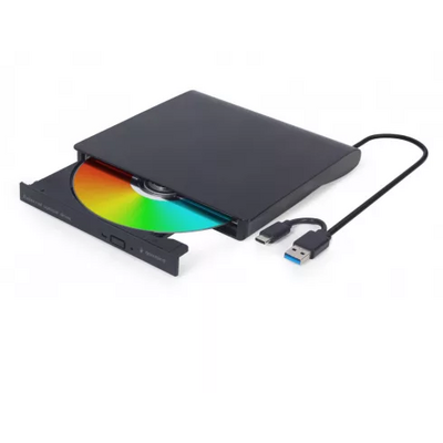 Gembird DVD-USB-03 Slim DVD-Writer Black BOX