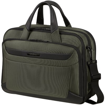 Samsonite PRO-DLX 6 Bailhandle 15.6" Exp Zöld laptop táska