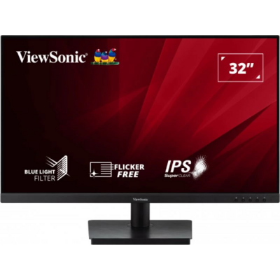 ViewSonic Monitor 32" - VA3209-MH (IPS, 16:9, FHD, 4ms, 250cd/m2, HDMI, VGA, VESA, SPK, Adaptive Sync)