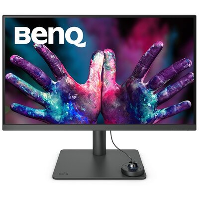 BenQ Monitor 27" - PD2705U (IPS, 16:9, 3840x2160, 5ms, 350dc/m2, DP, HDMI, USB-C, Speaker, mag.áll., Pivot)