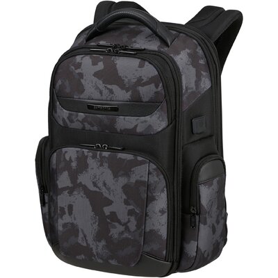 Samsonite PRO-DLX 6 Backpack 15.6" 3vol Exp Szürke mintás laptop hátizsák