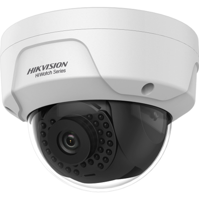 Hikvision HiWatch IP dómkamera - HWI-D140H (4MP, 2,8mm, kültéri, H265+, IP67, IK10, IR30m, ICR, DWDR, PoE)