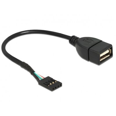 DELOCK Cable USB 2.0 type-A female to pin header