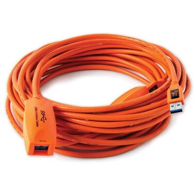 TETHER TOOLS TetherPro USB 3.0 Active Extension, 16, Hi-Visibility ORG