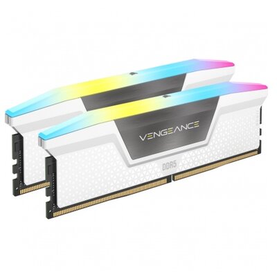 CORSAIR Vengeance RGB DDR5 5200MHz CL40 32GB Kit2 White