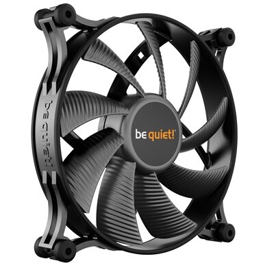 Be Quiet! Cooler 14cm - SHADOW WINGS 2 140mm PWM (900rpm, 14,9dB, fekete)