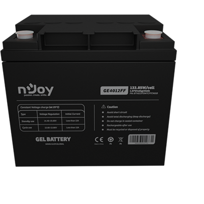 APC (NJOY) GE4012FF Akkumulátor 12V, 133W/cell, gondozásmentes T6