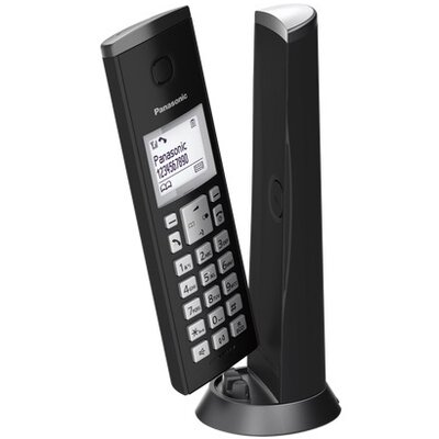 Panasonic KX-TGK210PDB hívóazonosítós fekete dect telefon