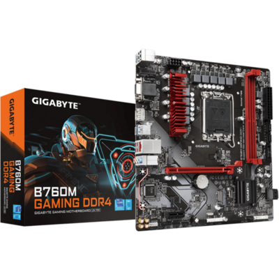 GIGABYTE Alaplap S1700 B760M GAMING DDR4 INTEL Z760, mATX