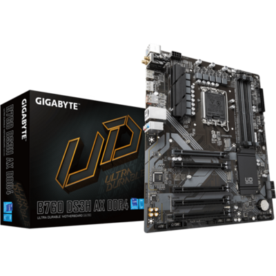 GIGABYTE Alaplap S1700 B760 DS3H AX DDR4 INTEL Z760, ATX