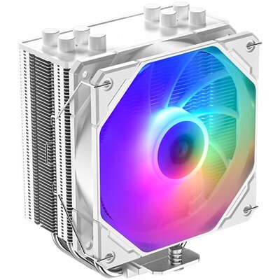 ID-Cooling CPU Cooler - SE-224-XTS ARGB WHITE (28.9dB; max. 118,93 m3/h; 4pin csatlakozó, 4 db heatpipe, 12cm, PWM, LED)