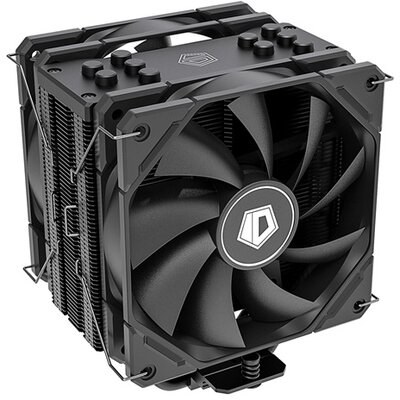 ID-Cooling CPU Cooler - SE-225-XT BLACK V2 (15.2-35.2 dB; max 129.39 m3/h; 4Pin csatlakozó, 5 db heatpipe, 2x12cm, PWM)