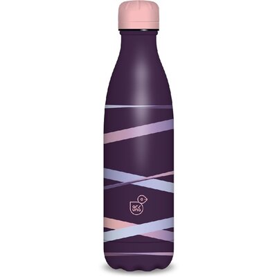 Ars Una 500ml-es Ribbon-purple duplafalú fémkulacs