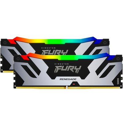 KINGSTON FURY Memória DDR5 64GB 6000MHz CL32 DIMM (Kit of 2) Renegade RGB XMP