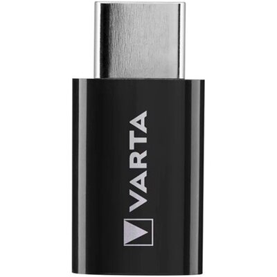 Varta 57945101401 microUSB - Type C fekete adapter