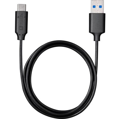 Varta 57944101401 1m USB - Type C fekete adat- és töltőkábel