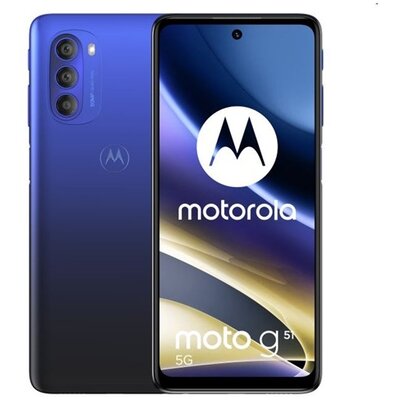Motorola Moto G51 6,8" 5G 4/64GB DualSIM (Horizon Blue) kék okostelefon