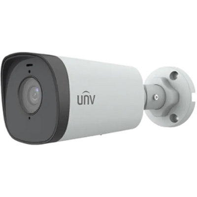 Uniview Prime-I 4MP Lighthunter csőkamera, 4mm fix objektívvel, 2 mikrofonnal, 80m-es infra megvilágítással