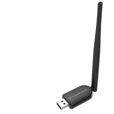 Conceptronic Bluetooth Adapter - ABBY07B (Bluetooth5.1, külső antenna, Távolság: 100m, fekete)