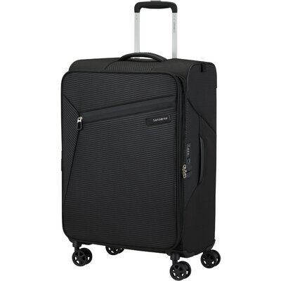 Samsonite LITEBEAM Spinner 66/24 Exp fekete bőrönd