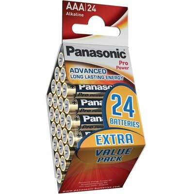 Panasonic LR03PPG/24CD 1,5V AAA/mikro tartós alkáli elem 24 db/csomag