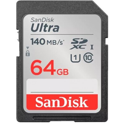 SANDISK Ultra SDXC UHS-I CL10 140MB/s 64GB