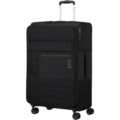 Samsonite VAYCAY Spinner 77/28 Exp fekete bőrönd