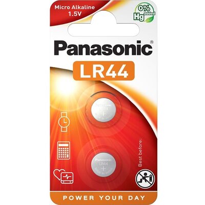 Panasonic LR-44EL/2B LR44 elem 1 db