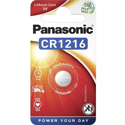 Panasonic CR1216 3V lítium gombelem 1db/csomag