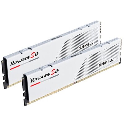 G.SKILL Ripjaws S5 DDR5 5600MHz CL28 64GB Kit2 (2x32GB) Intel XMP White