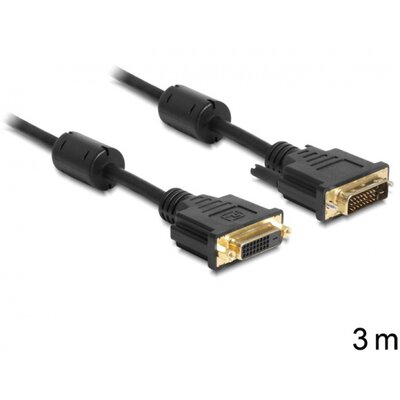 DELOCK Extension cable DVI 24+1 male -> female 3m