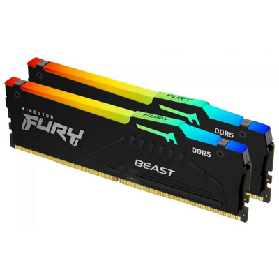 KINGSTON FURY Memória DDR5 16GB 5600MHz CL36 DIMM Beast RGB EXPO